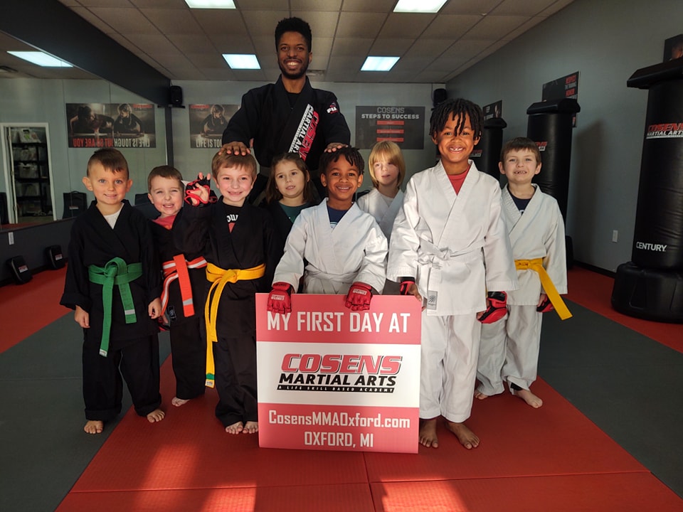 Kids training at Cosens MMA Oxford