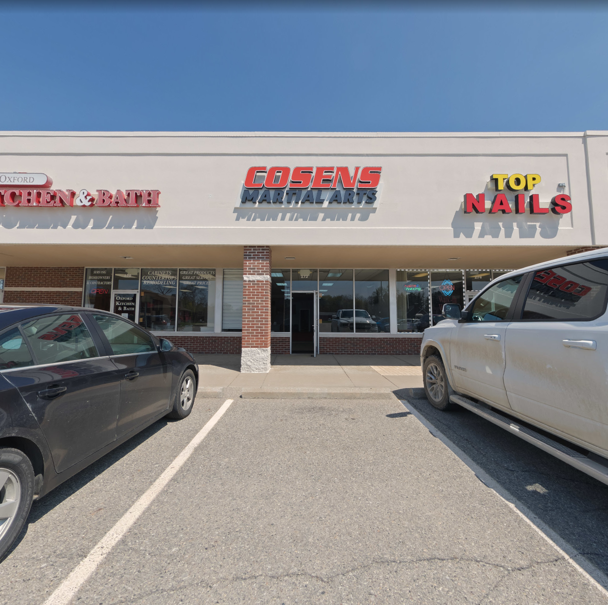Front entrance of Cosens Martial Arts Oxford